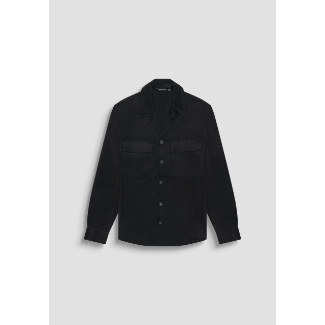 Antony Morato Shirt regular straight fit, suede aspect 123.10.0032 large