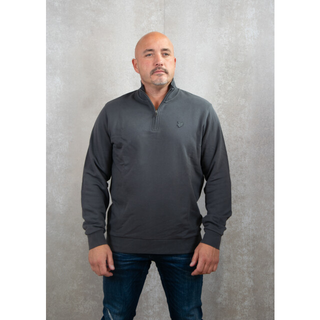 Lyle and Scott Tonal eagle quarter zip sweat 136.20.0022 large
