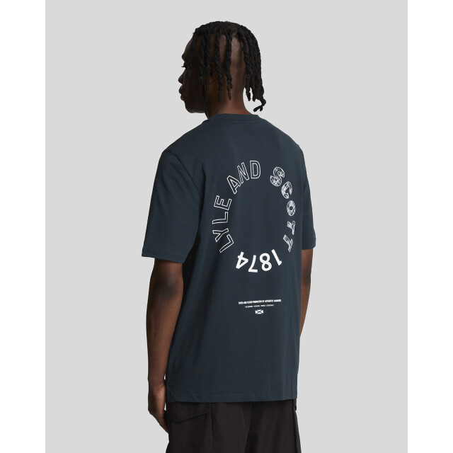 Lyle and Scott Tartan heritage graphic t-shirt 100.30.1123 large