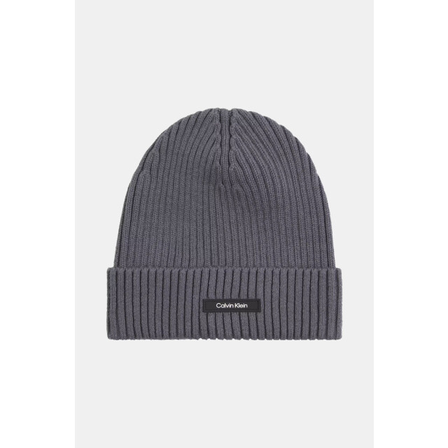 Calvin Klein Classic cotton rib beanie 195.20.0030 large