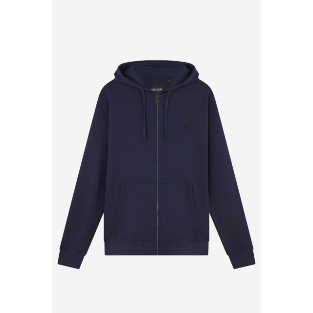 Lyle and Scott Tonal eagle zip through hoodie 132.30.0040 large