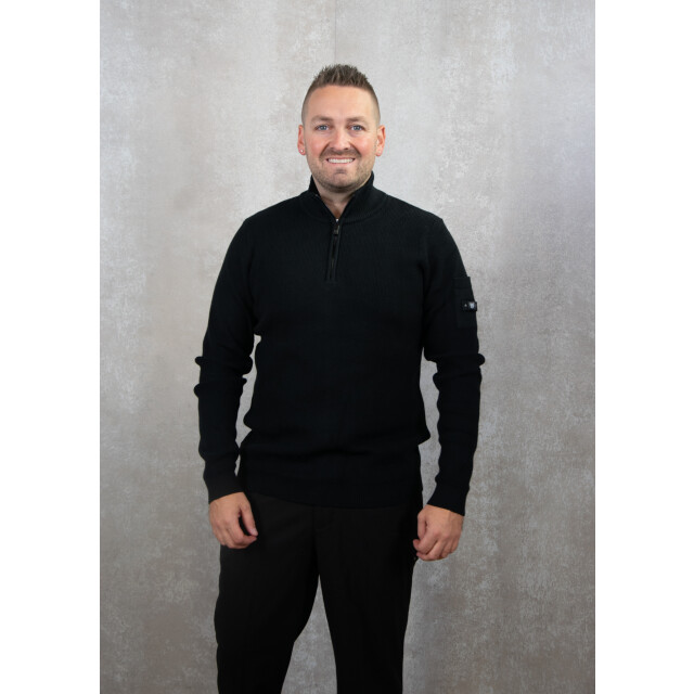 Quotrell D'azur knitted halfzip 136.10.0052 large