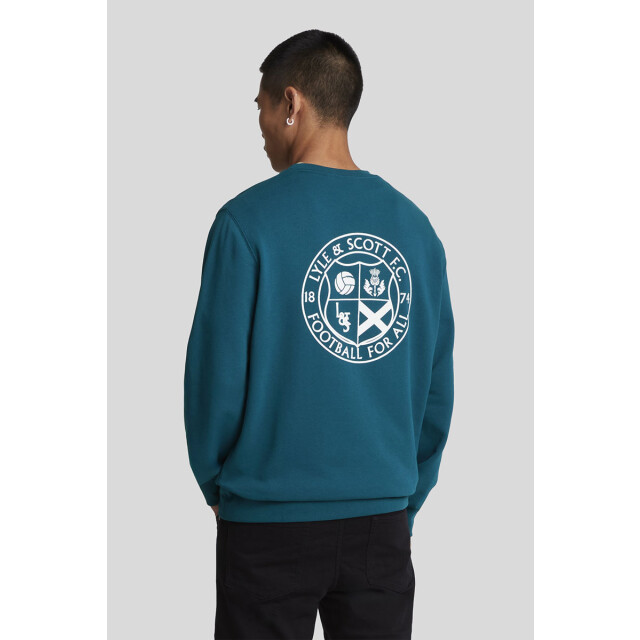 Lyle and Scott Football for all graphic sweatshirt 130.30.0473 large