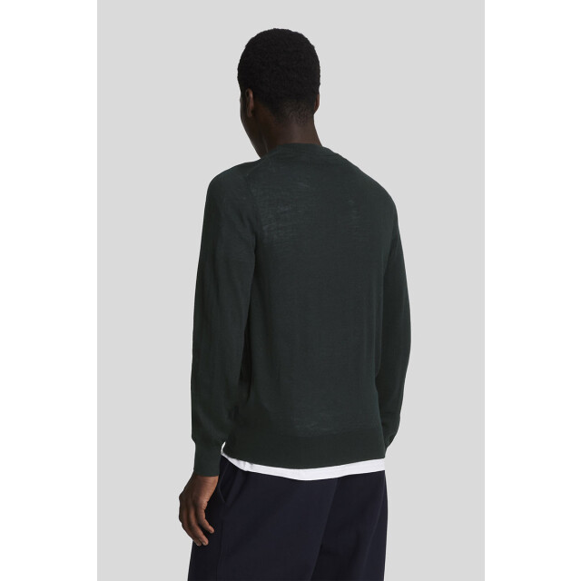 Lyle and Scott Tonal eagle merino crew neck jumper 135.10.0024 large