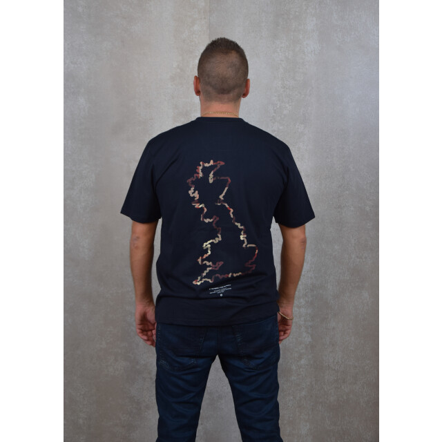 Marshall Artist U.k. ism map t-shirt 100.30.1134 large
