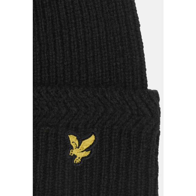 Lyle and Scott Racked rib beanie 195.10.0282 large