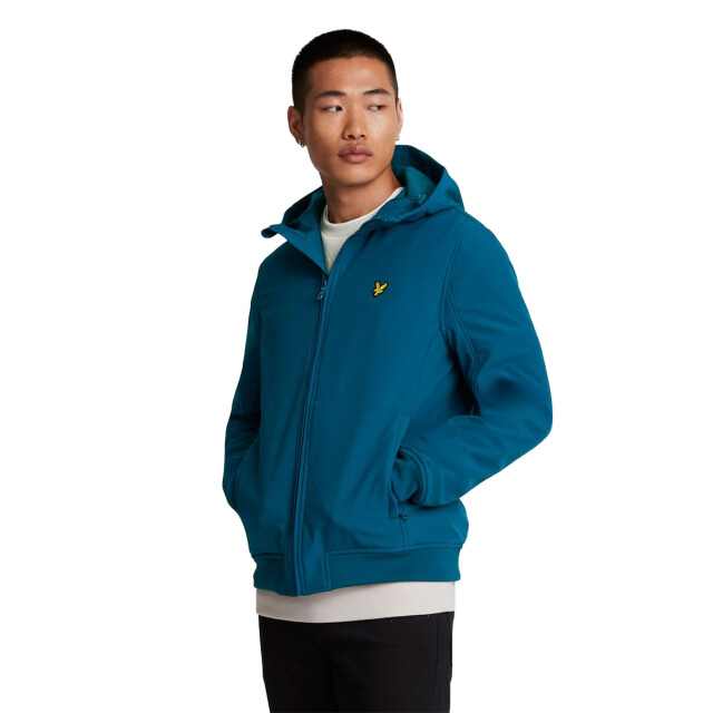 Lyle and Scott Fleece back softshell jacket 142.30.0048 large