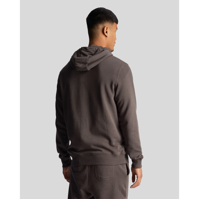 Lyle and Scott Tonal eagle zip through hoodie 132.20.0030 large