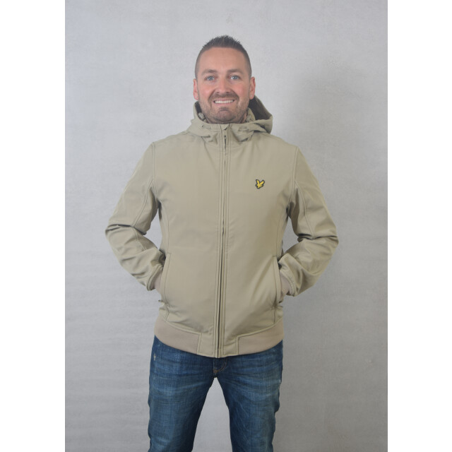 Lyle and Scott Fleece back softshell jacket 142.81.0003 large