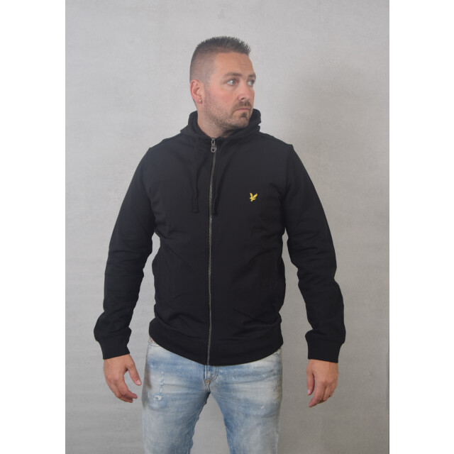 Lyle and Scott Hybrid zip hoodie 132.10.0110 large