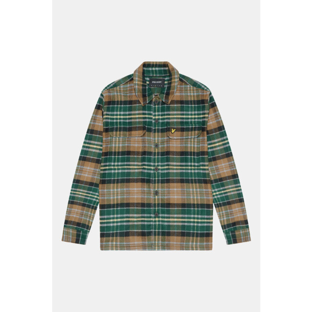 Lyle and Scott Check flannel overshirt 123.40.0019 large