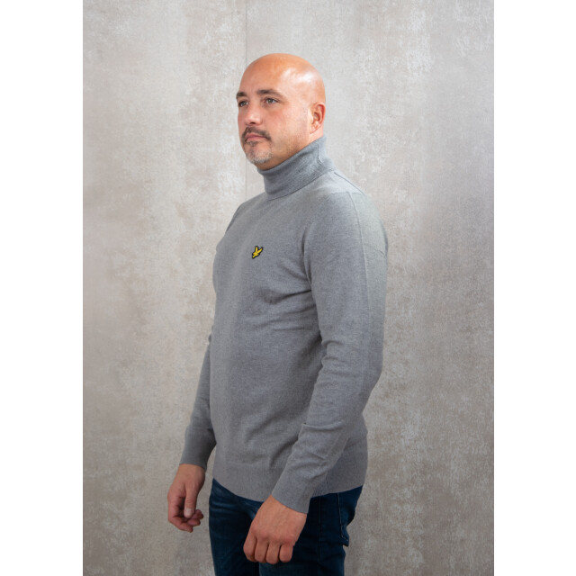 Lyle and Scott Cotton merino turtleneck jumper 134.20.0005 large