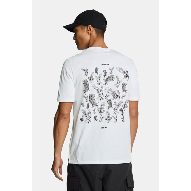 Lyle and Scott Scattered eagles graphic t-shirt 100.00.1003 large