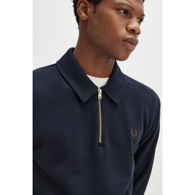 Fred Perry Half zip smock sweatshirt 136.30.0022 large