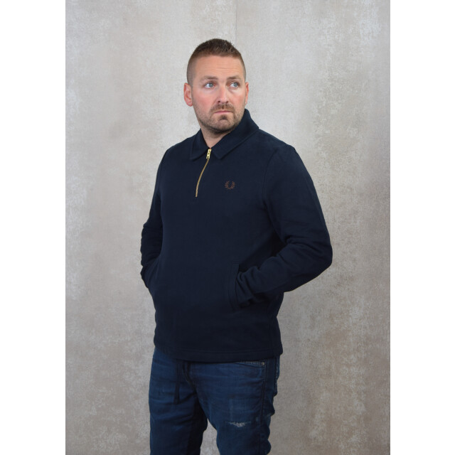 Fred Perry Half zip smock sweatshirt 136.30.0022 large