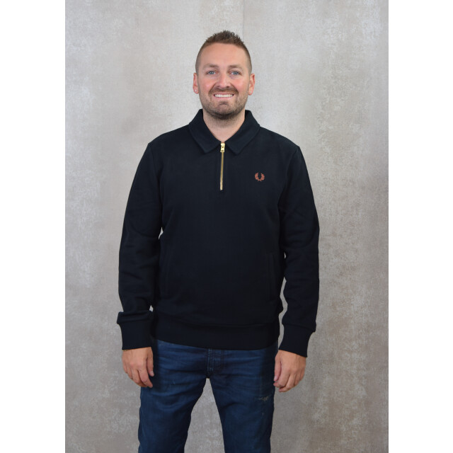 Fred Perry Half zip smock sweatshirt 136.30.0022 large