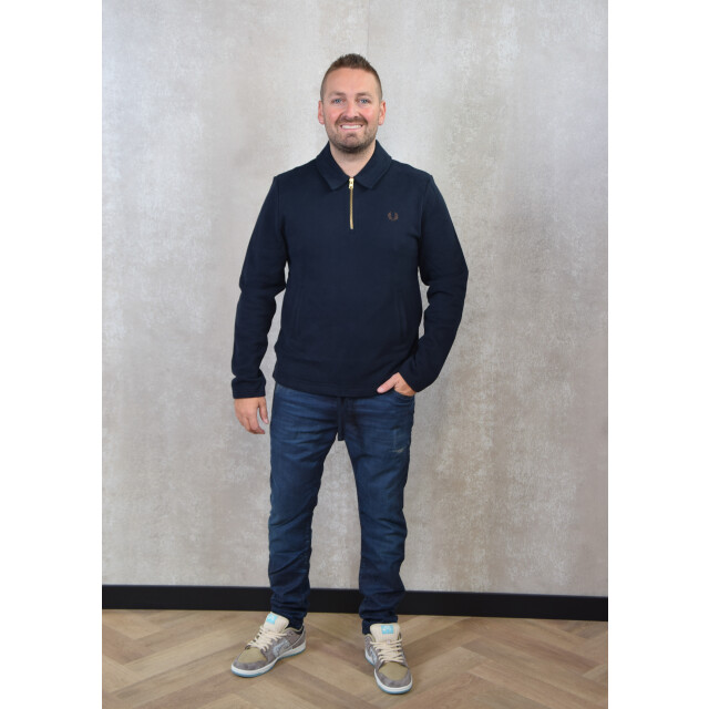 Fred Perry Half zip smock sweatshirt 136.30.0022 large