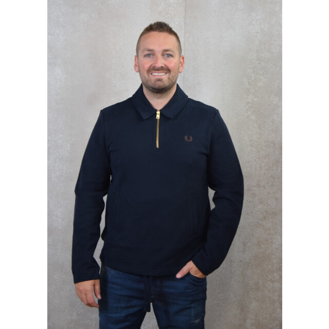 Fred Perry Half zip smock sweatshirt 136.30.0022 large