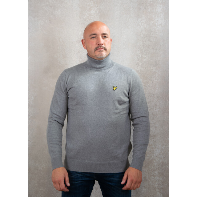 Lyle and Scott Cotton merino turtleneck jumper 134.20.0005 large