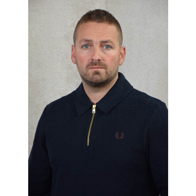 Fred Perry Half zip smock sweatshirt 136.30.0022 large