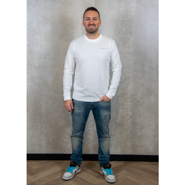 Tommy Hilfiger Slim linear chest ls tee ext 102.01.0003 large