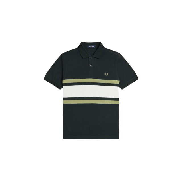Fred Perry Panelled polo shirt 110.40.0313 large