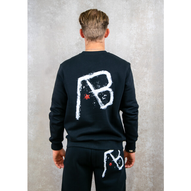 AB Lifestyle Canvas crewneck with print 130.10.0523 large