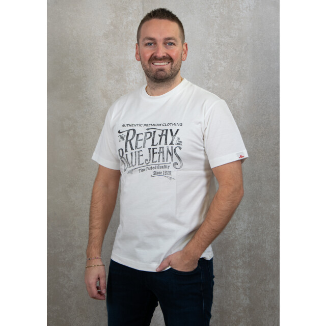 Replay T-shirt royal eagle 100.00.1121 large