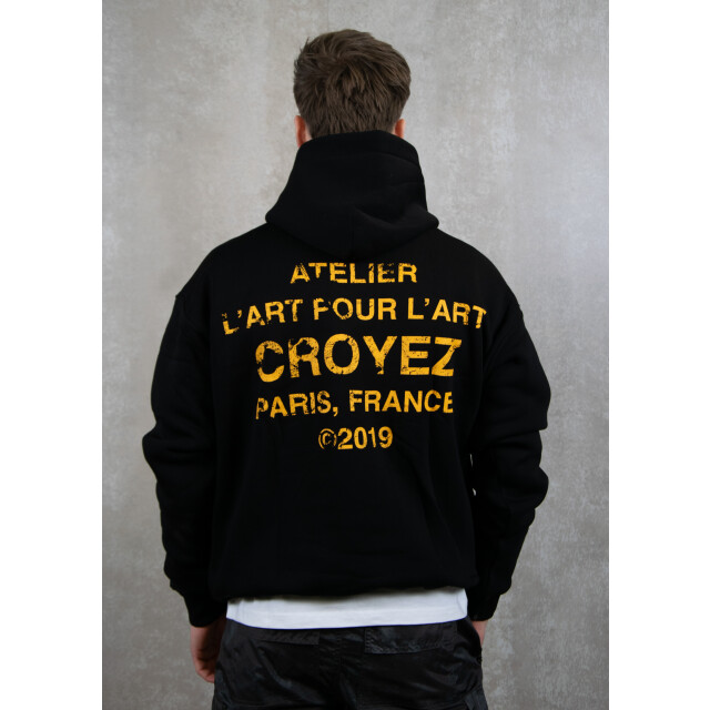 croyez homme Gallery grunge hoodie 131.10.0470 large