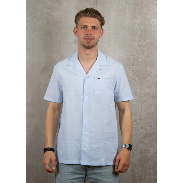 Tommy Hilfiger Linen blend camp ss shirt 121.30.0015 large