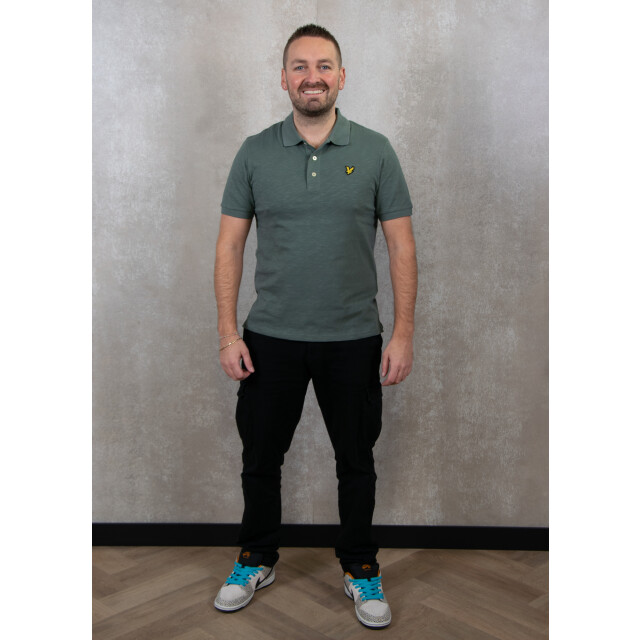 Lyle and Scott Slub polo shirt 110.40.0256 large