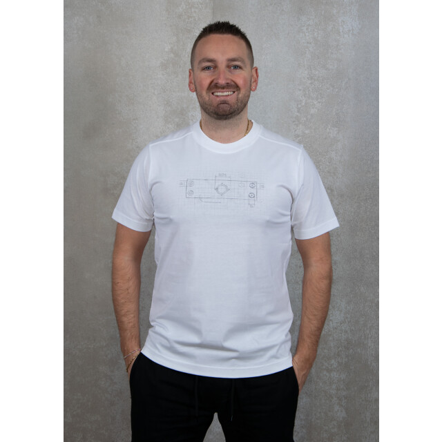 Ma.strum Badge blueprint tee 100.00.1047 large