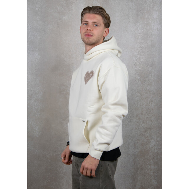 croyez homme Puffed heart hoodie 131.01.0028 large