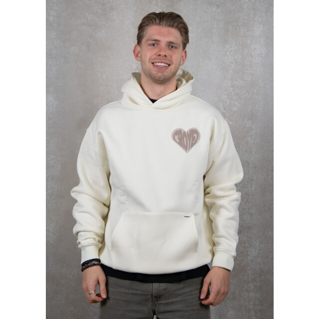 croyez homme Puffed heart hoodie 131.01.0028 large