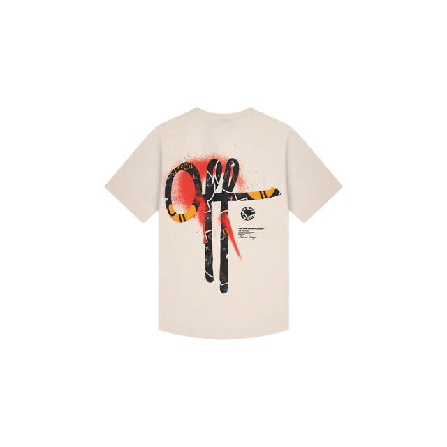 Off The Pitch Ornament slim fit tee 100.01.0129 large