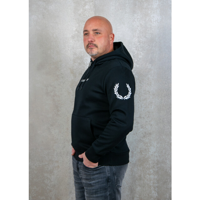 Fred Perry Double branded hooded sweatshirt 131.10.0426 large