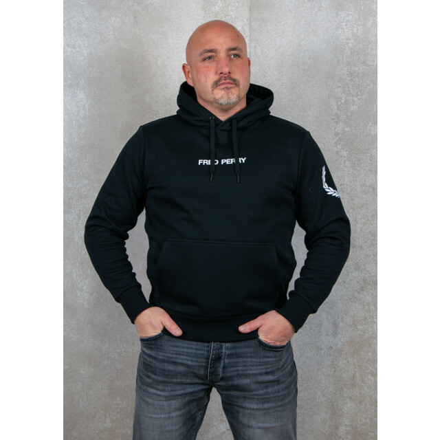 Fred Perry Double branded hooded sweatshirt 131.10.0426 large