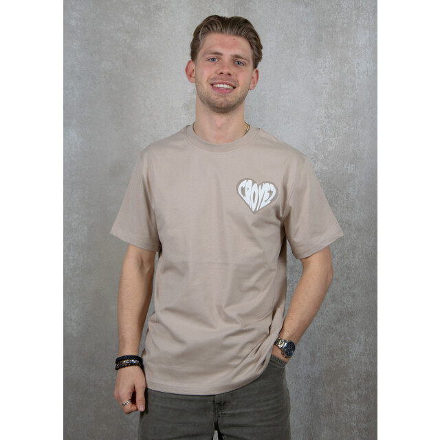 croyez homme Puffed heart t-shirt 100.81.0229 large