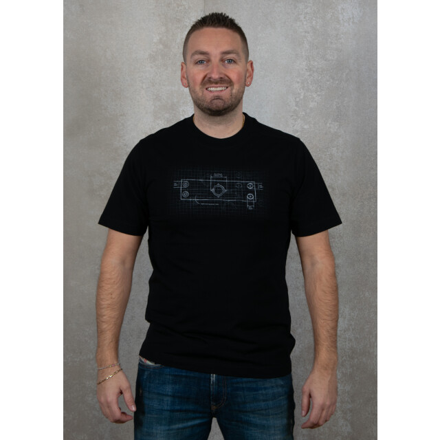 Ma.strum Badge blueprint tee 100.10.1245 large