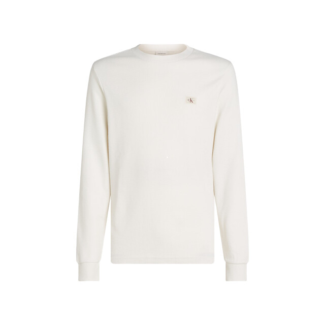 Calvin Klein Woven label waffle ls tee 135.81.0011 large