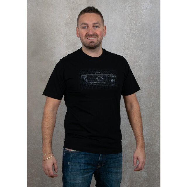 Ma.strum Badge blueprint tee 100.10.1245 large