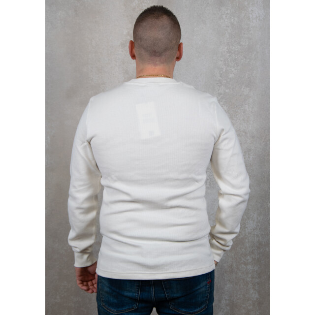 Calvin Klein Woven label waffle ls tee 135.81.0011 large
