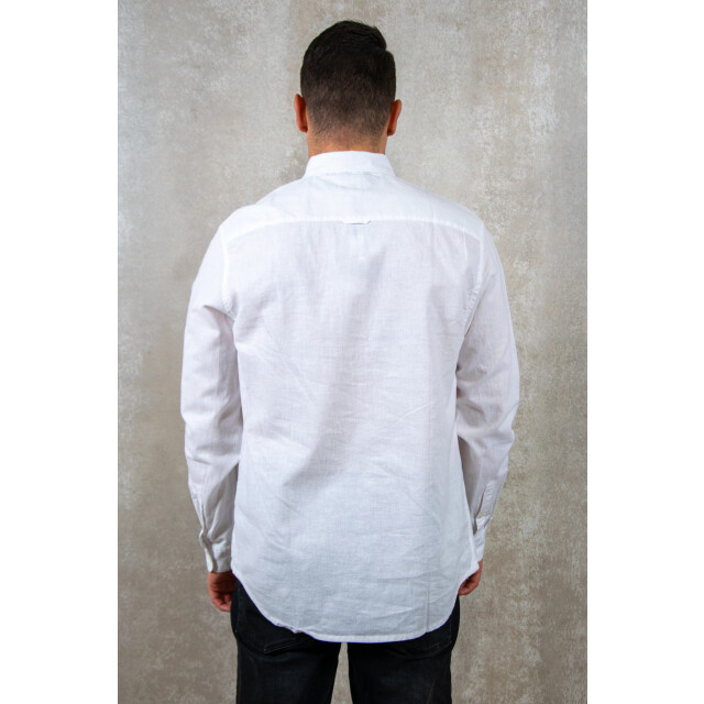 Tommy Hilfiger Reg linen blend ls shirt 120.01.0003 large