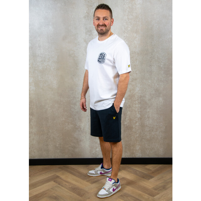 Lyle and Scott Embroidered badge graphic t-shirt 100.00.1053 large