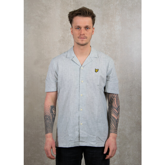 Lyle and Scott Linen blend oxford revere shirt 121.40.0013 large