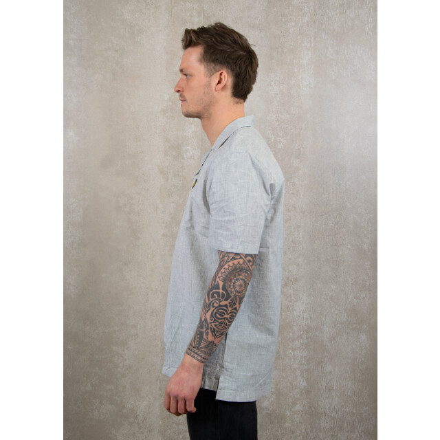 Lyle and Scott Linen blend oxford revere shirt 121.40.0013 large