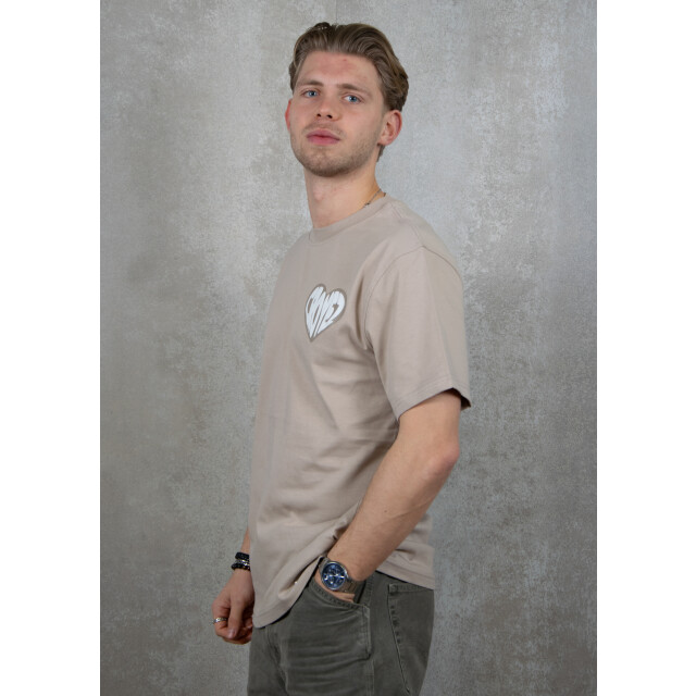 croyez homme Puffed heart t-shirt 100.81.0229 large