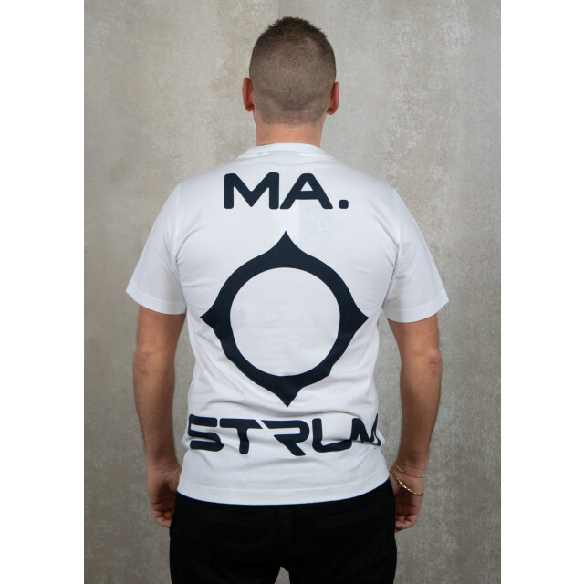 Ma.strum Oversized back logo print tee 100.00.0912 large