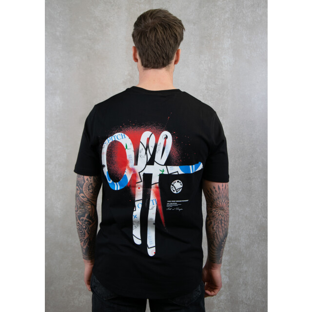 Off The Pitch Ornament slim fit tee 100.10.1271 large
