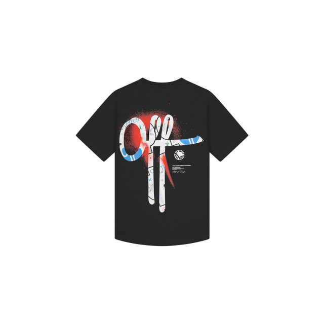 Off The Pitch Ornament slim fit tee 100.10.1271 large